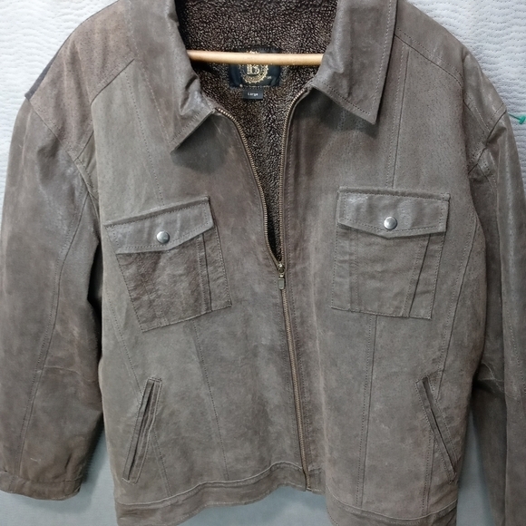 Bradford Exchange Land of the Free American Eagle Flag Leather Bomber Jacket Lar - Picture 8 of 9